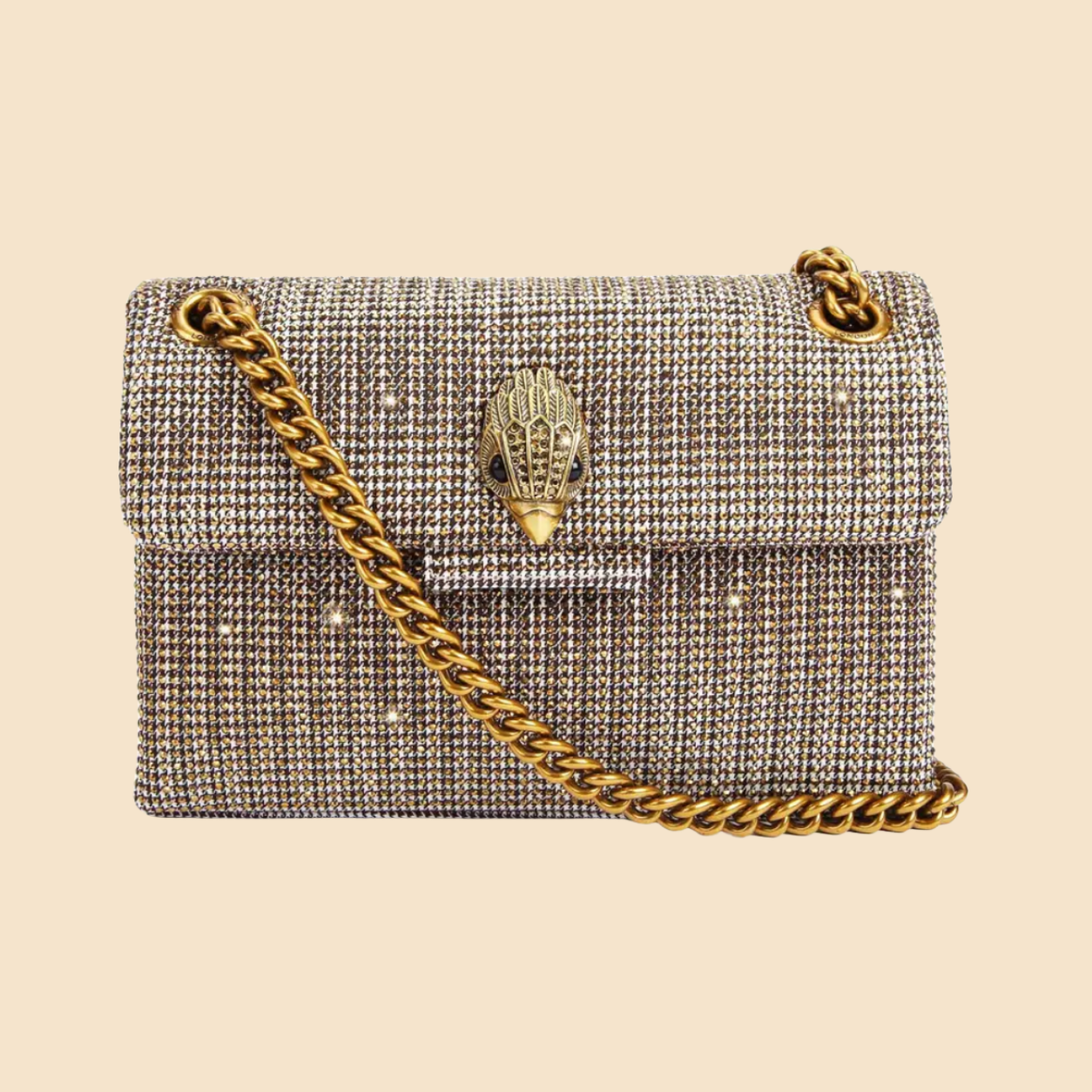 Kurt Geiger Mini Tweed Kensington Bag